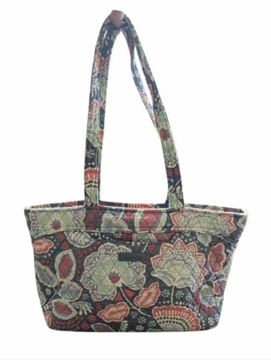 Vera Bradley Handbags - Vera Bradley Quilted Cotton Zip Top Tote Bag Paisley Nomadic Floral